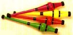 Radical Fish All-Flouro juggling clubs