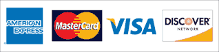 Credit cards Serious Juggling accepts: American Express, Mastercard, Visa, Discover