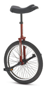 Torker Unistar Unicycle LX 20 inch, orange illusion